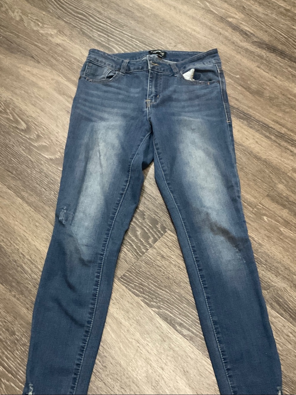 Dark Blue Women's Stretch Skinny Jeans